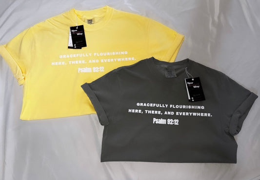 Gracefully Flourishing Tee