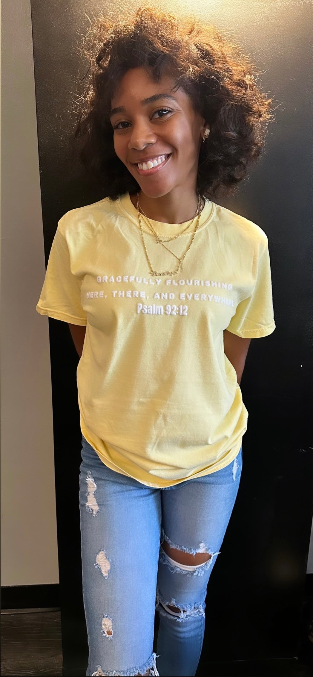 Gracefully Flourishing Tee